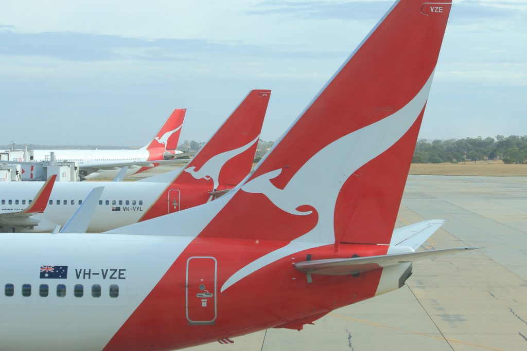 Qantas airplanes